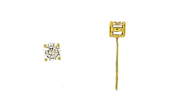 Diamond Earring Solitaire Stud 