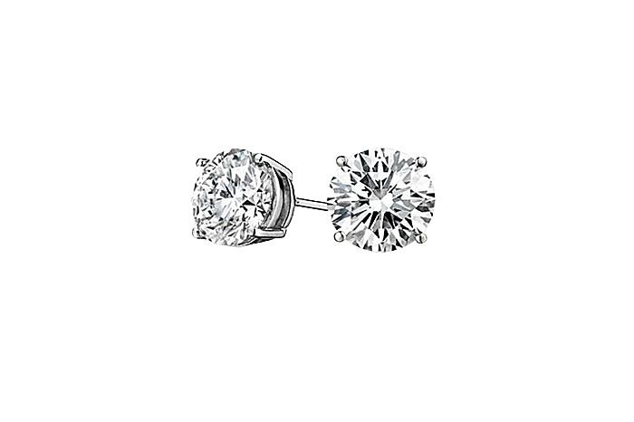 Diamond Earring Solitaire Stud 