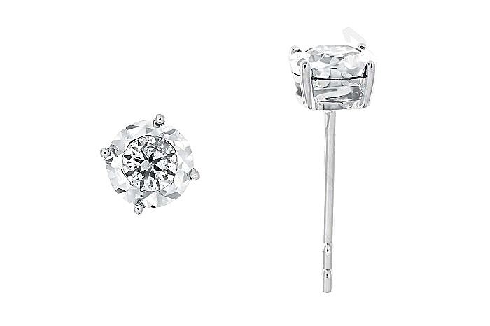 Diamond Earring Round Stud