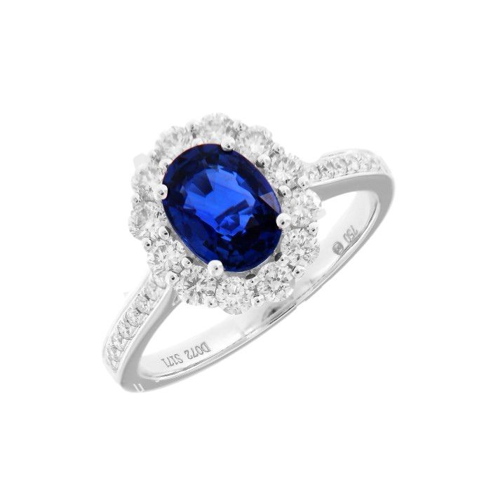 Sapphire & Diamond Fancy Ring