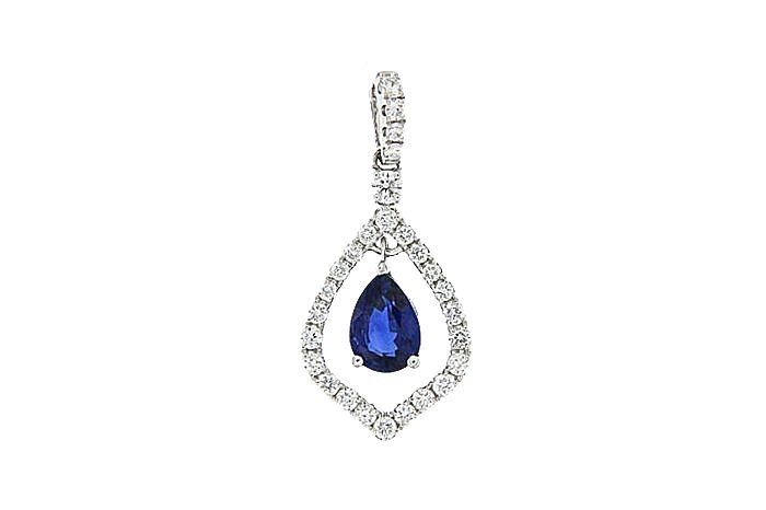 Sapphire Diamond Dress Pendant