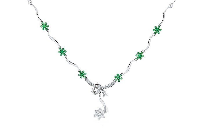 Emerald Diamond Fancy Necklace