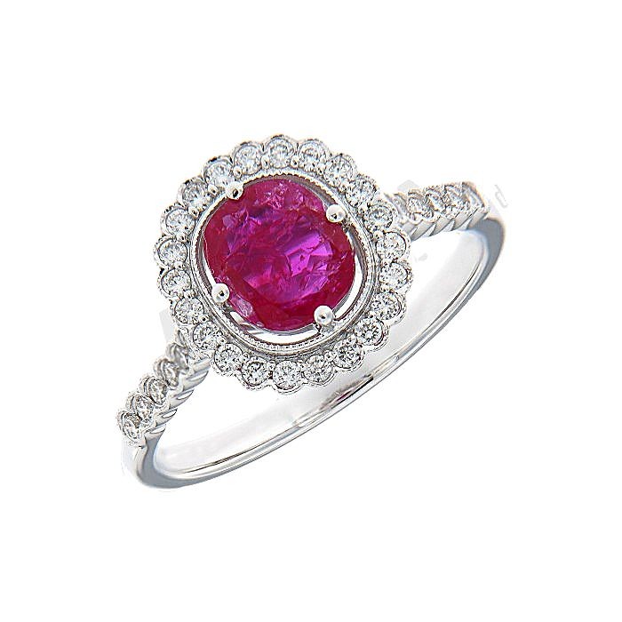 Ruby Diamond Dress Ring