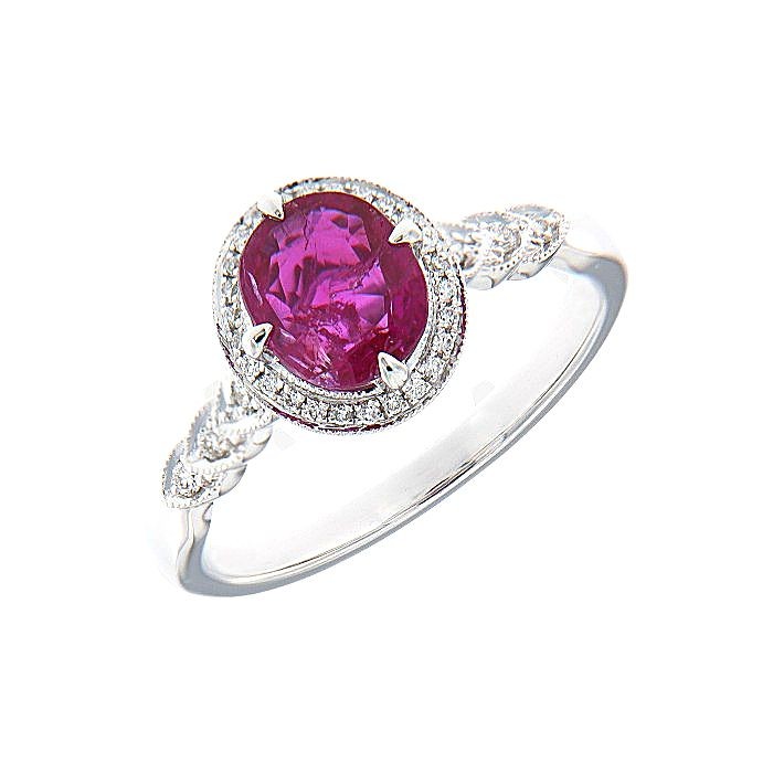 Ruby Diamond Dress Ring