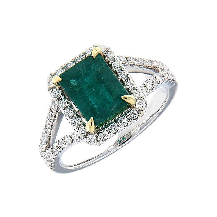 Emerald Diamond Ring