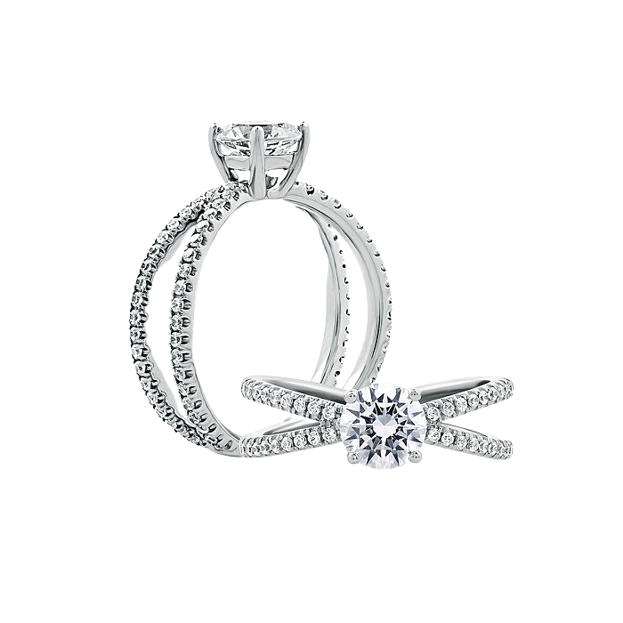 Solitaire White Gold Diamond Engagement Ring