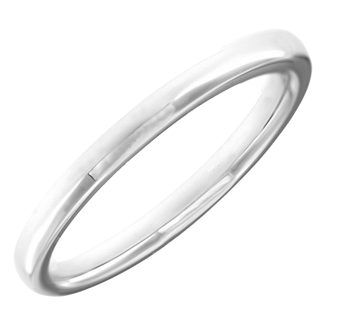 White Gold Men Wedding Ring