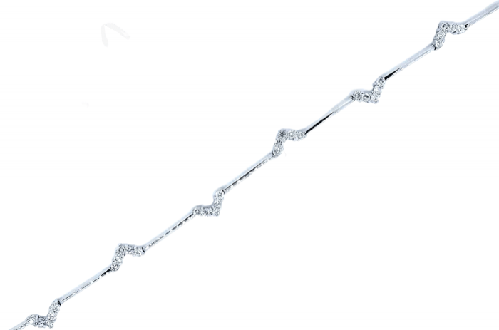  Vintage Diamond Minimal Bracelet